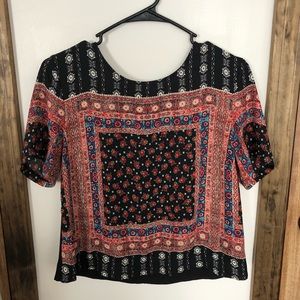 Forever 21 silk shirt